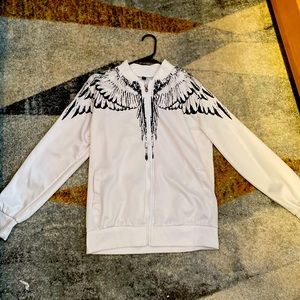 COPY - White zip up jacket